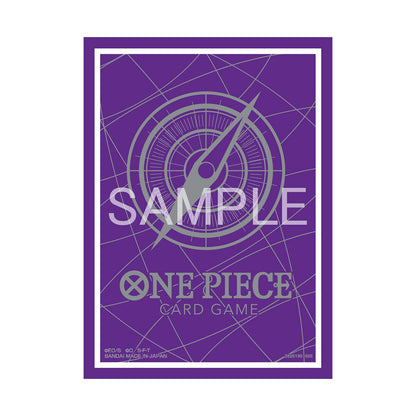 One Piece Card Game Official Limited Card Sleeves - BCGF 25-26 Standard Purple Silver