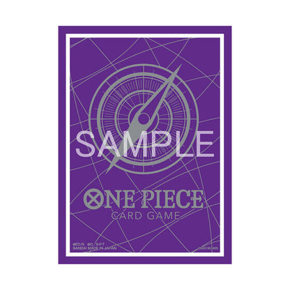 One Piece Card Game Official Limited Card Sleeves - BCGF 25-26 Standard Purple Silver