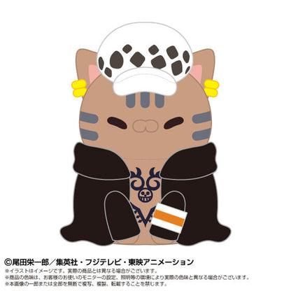 One Piece Chibi Plushie x Mega Cat Project - Nyan Peace Nyan! Trafalgar Law [Pre-Order Nov 2026]