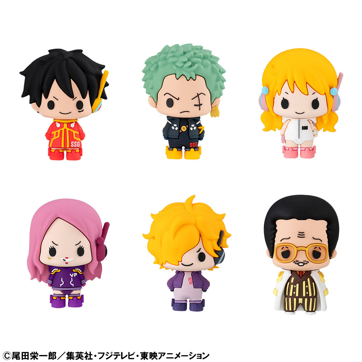 One Piece Chokorin Collection - One Piece Egghead Edition Complete set of 6 Types