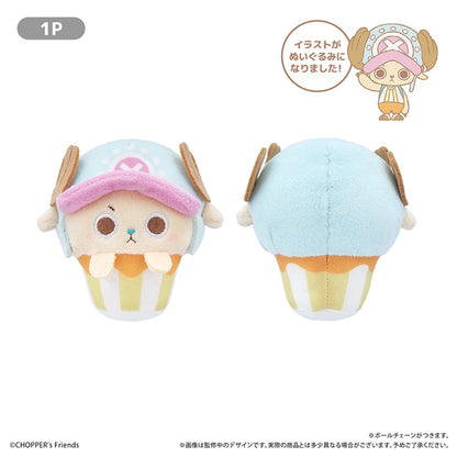 One Piece Cupcake Tapinui - Chopper Complete Set of 4 Types [Pre-Order Mar 2027]