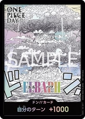 One Piece Day 25 One Piece Card Game - Promotion Card One Piece Day 25 Elbaf