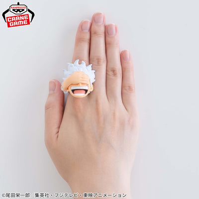 One Piece Fig Ring! Base Shop - Monkey D. Luffy Gear 5 Complete Set of 5