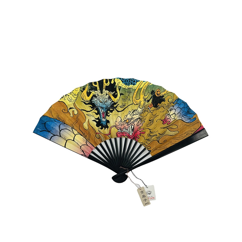 One Piece Folding Fan - Kaido VS Momonosuke [Pre-Order Mar 2027]