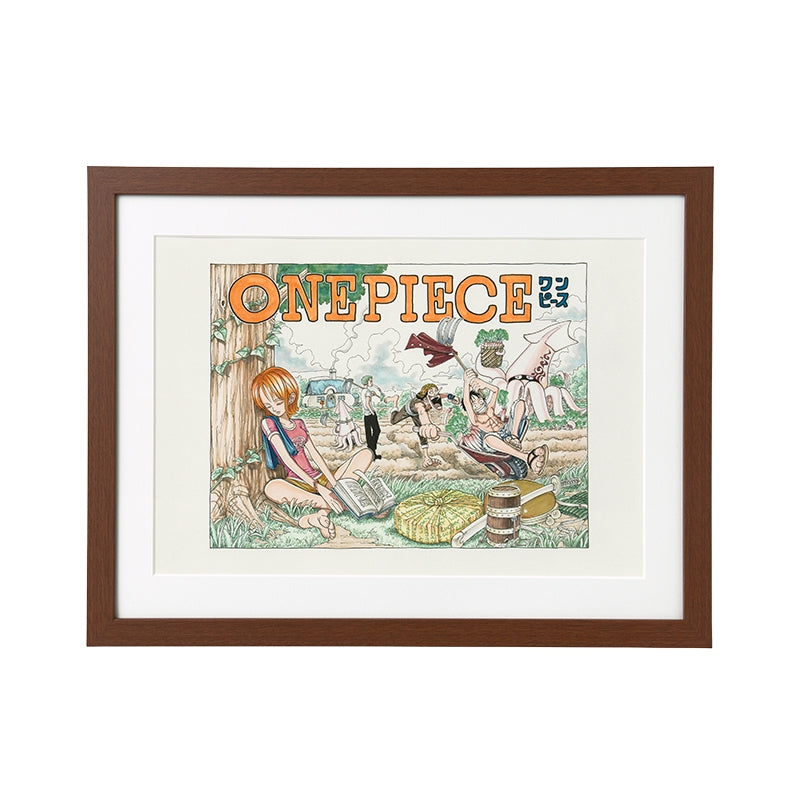 One Piece High-Definition Framed Reproduction Of Original Drawing - Weekly Shonen Jump, Issue 47, 1998