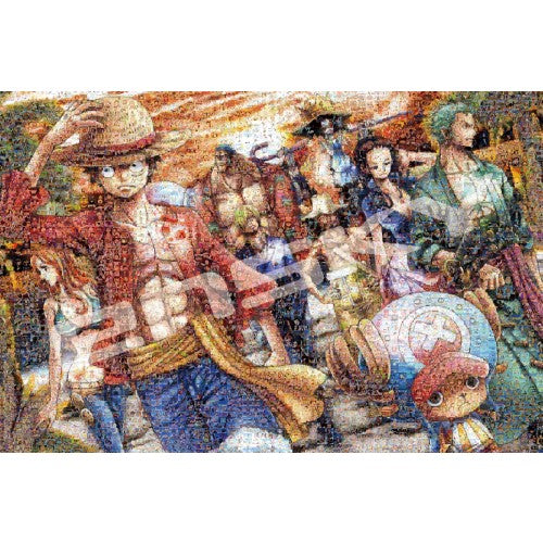 One Piece Jigsaw Puzzle 1000 Piece One Piece Mosaic Art [Landing] 1000-586