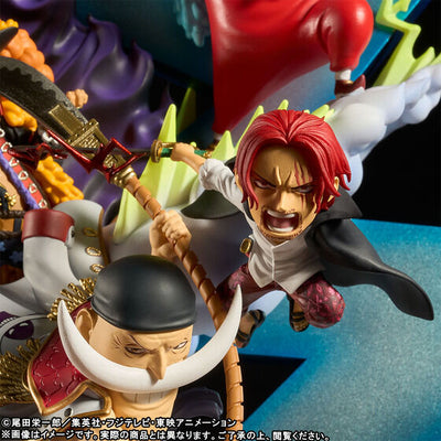 One Piece King of modeling World Collectible Figure Premium - New and Old Four Emperors [Pre-Order Apr 2026]