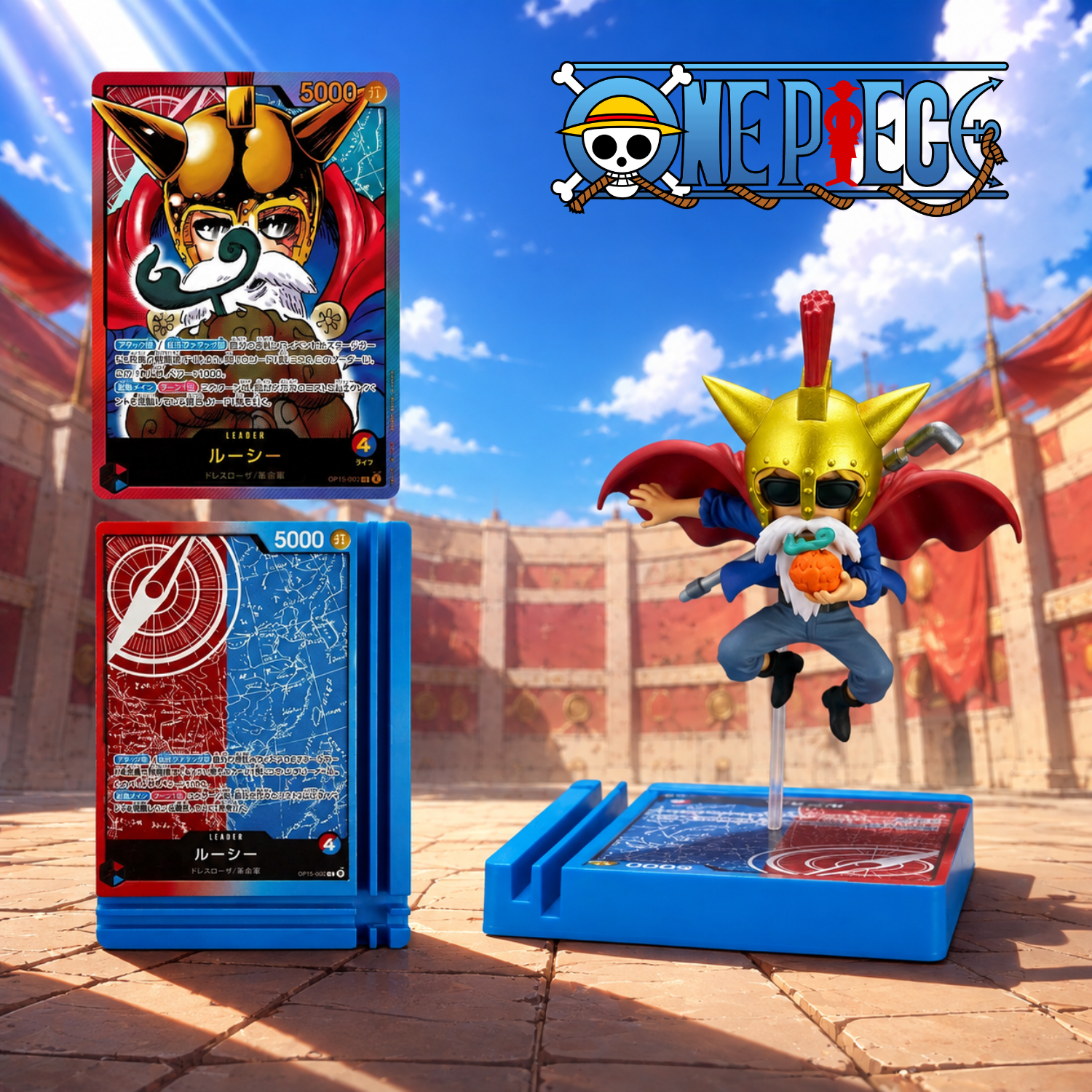 One Piece LECAFIG - Gladiator Lucy Figure + Promo Card Weekly Shonen Jump 37-38 2026 [Pre-Order Jan 2027]