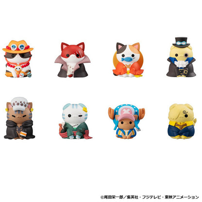 One Piece Mega Cat Project - Nyampis Nyan! I'm Gonna Be the Pirate King Nyan! Box of 8 Types RANDOM [Pre-Order Mar 2027]