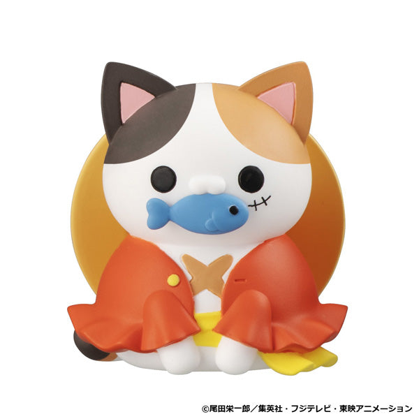 One Piece Mega Cat Project - Nyampis Nyan! I'm Gonna Be the Pirate King Nyan! Box of 8 Types RANDOM [Pre-Order Mar 2027]