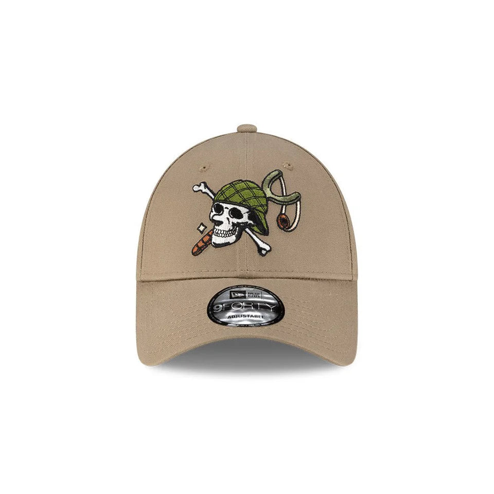 One Piece Netflix x NEW ERA 9THIRTY Cap - Usopp British Khaki