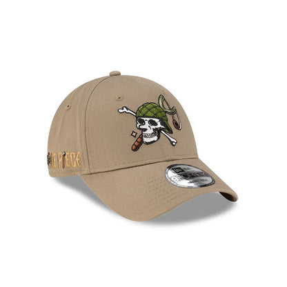 One Piece Netflix x NEW ERA 9THIRTY Cap - Usopp British Khaki