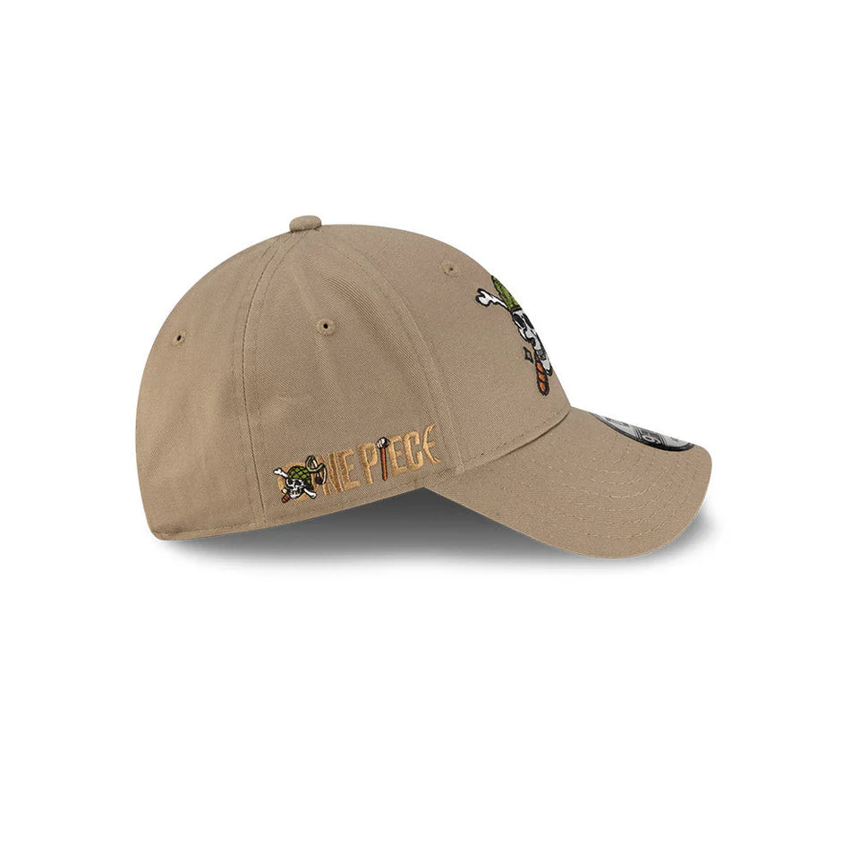 One Piece Netflix x NEW ERA 9THIRTY Cap - Usopp British Khaki