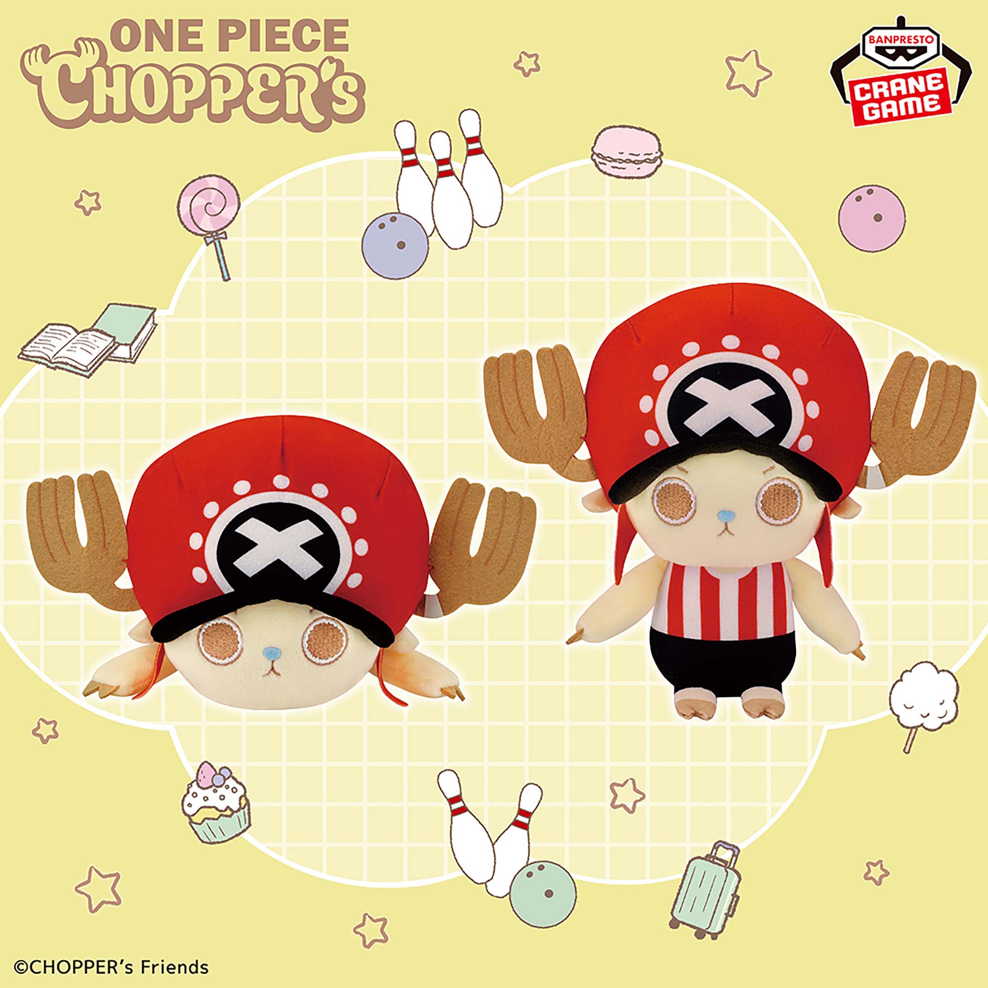 One Piece Plush Toys - Chopper Round 1 Limited Color (2 Types) [Pre-Order Jul 2026]