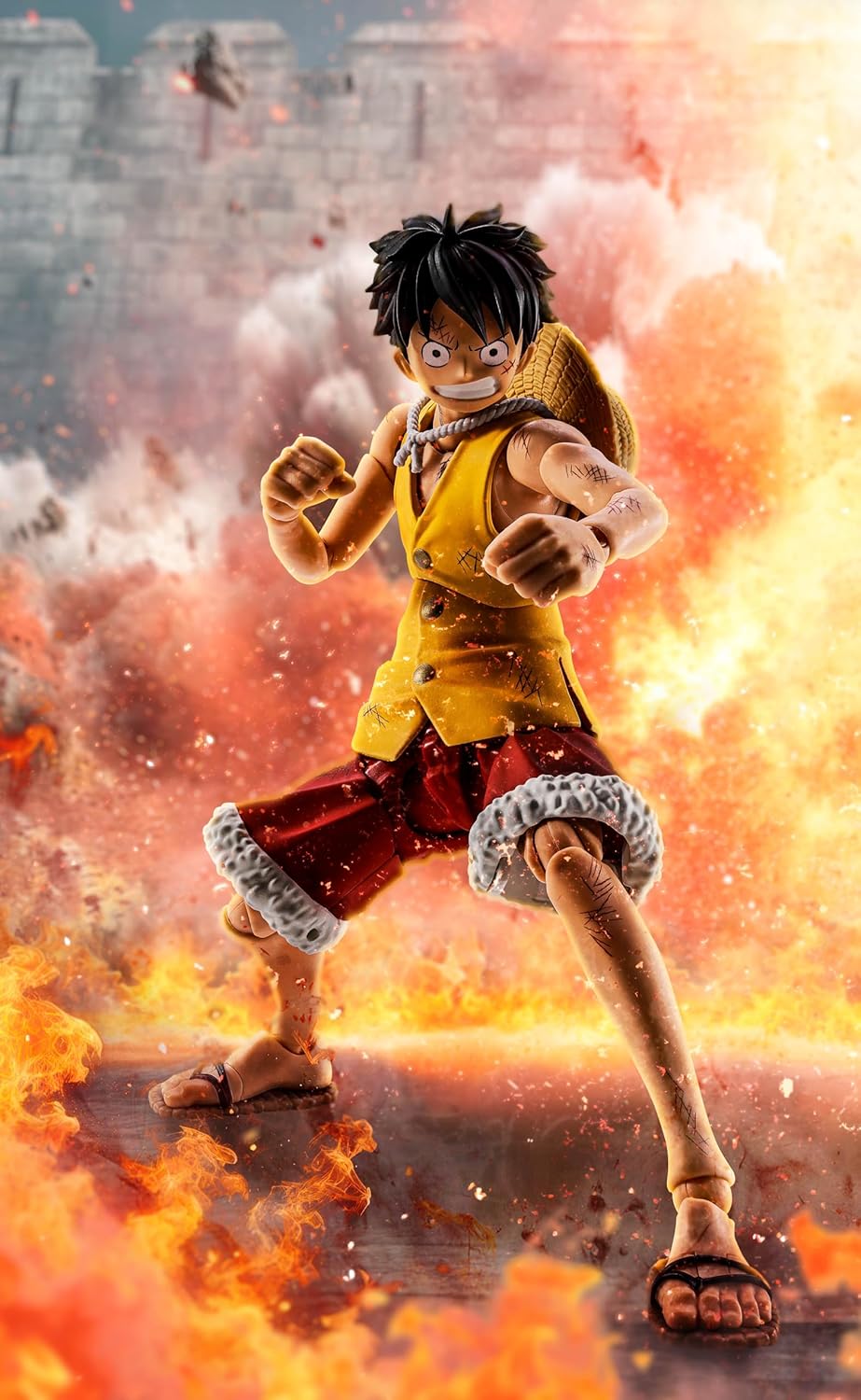 One Piece S.H.Figuarts - Monkey D. Luffy Marineford Summit Battle Ver. [Pre-Order Apr 2026]