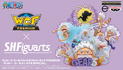 One Piece S.H.Figuarts World Collectable Figure × S.H.Figuarts - Monkey D. Luffy Gear5