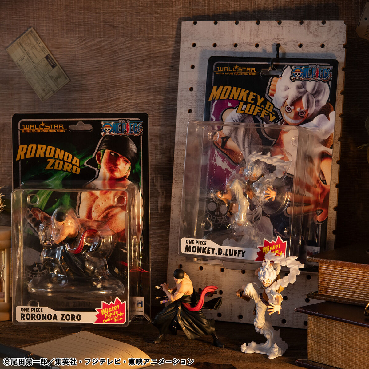 One Piece Wallstar - Monkey D. Luffy 5 & Roronoa Zoro Complete Set