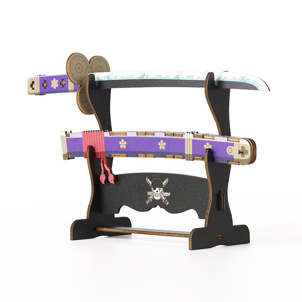 One Piece Wooden Art Ki-Gu-Mi - Roronoa Zoro's Sword Enma [Kit]