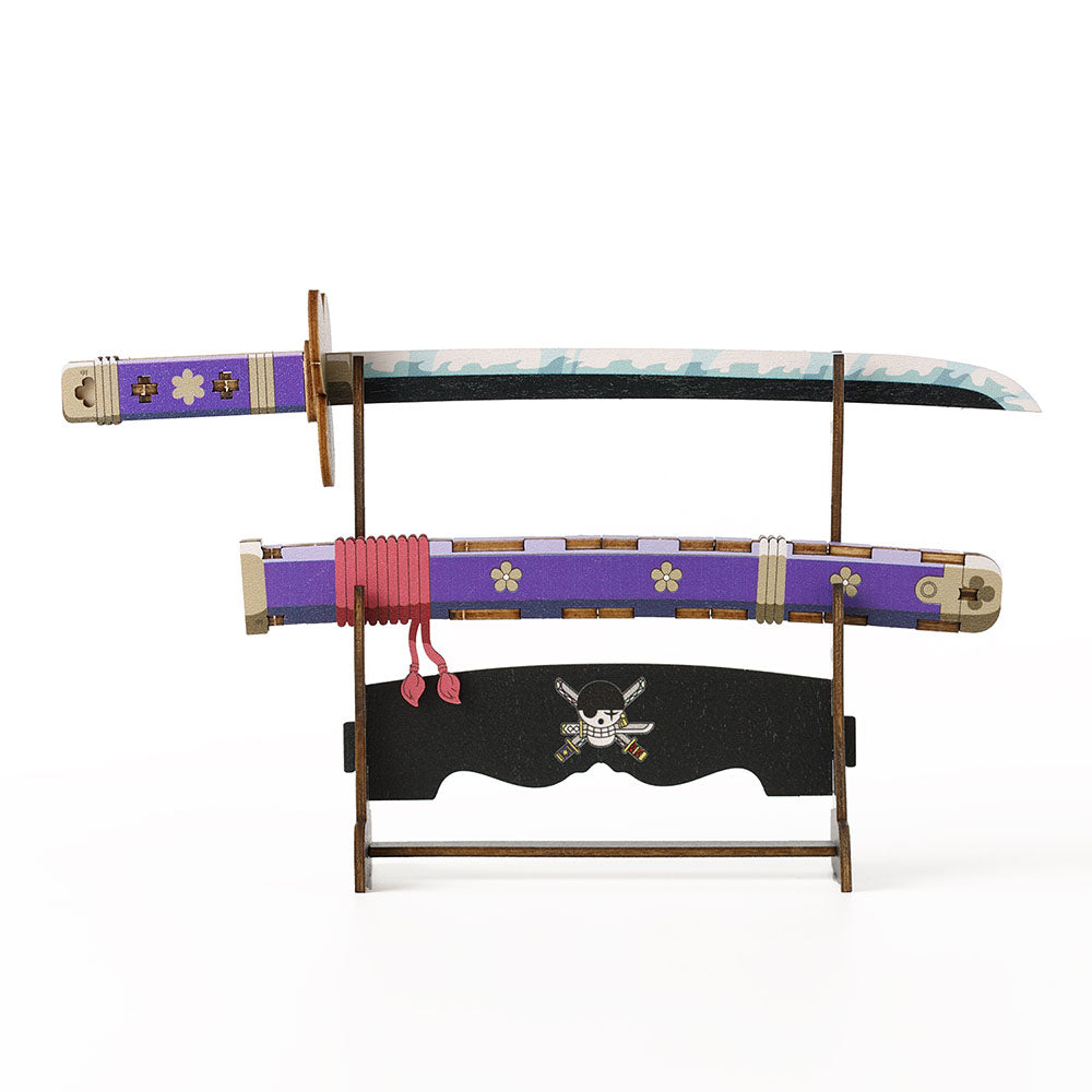 One Piece Wooden Art Ki-Gu-Mi - Roronoa Zoro's Sword Enma [Kit]