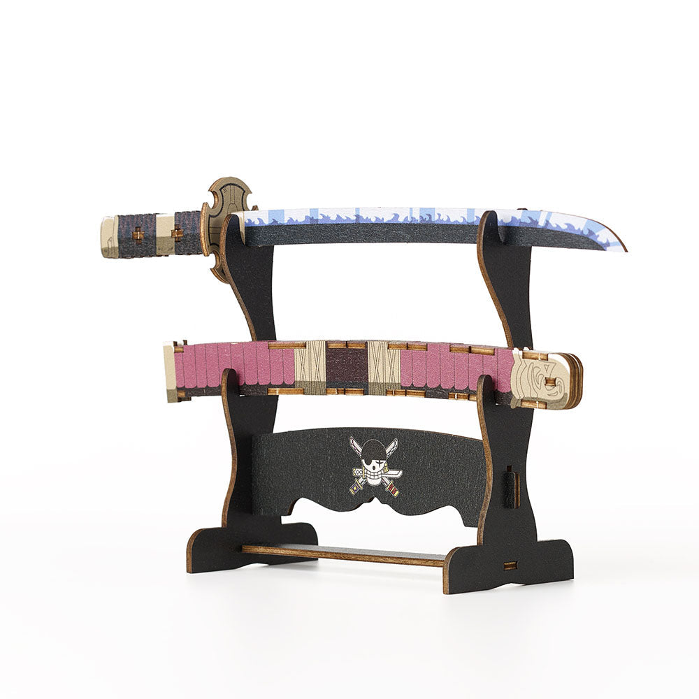 One Piece Wooden Art Ki-Gu-Mi - Roronoa Zoro's Sword Sandai Kitetsu [Kit]