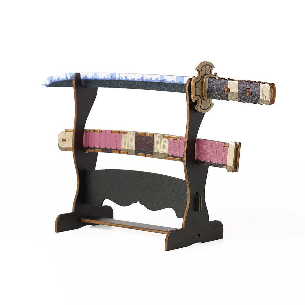 One Piece Wooden Art Ki-Gu-Mi - Roronoa Zoro's Sword Sandai Kitetsu [Kit]