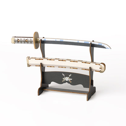 One Piece Wooden Art Ki-Gu-Mi - Roronoa Zoro's Sword Wado Ichimonji [Kit]