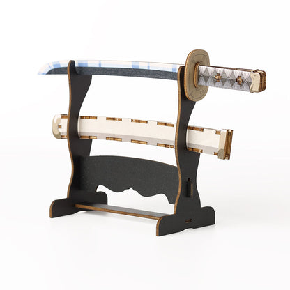 One Piece Wooden Art Ki-Gu-Mi - Roronoa Zoro's Sword Wado Ichimonji [Kit]