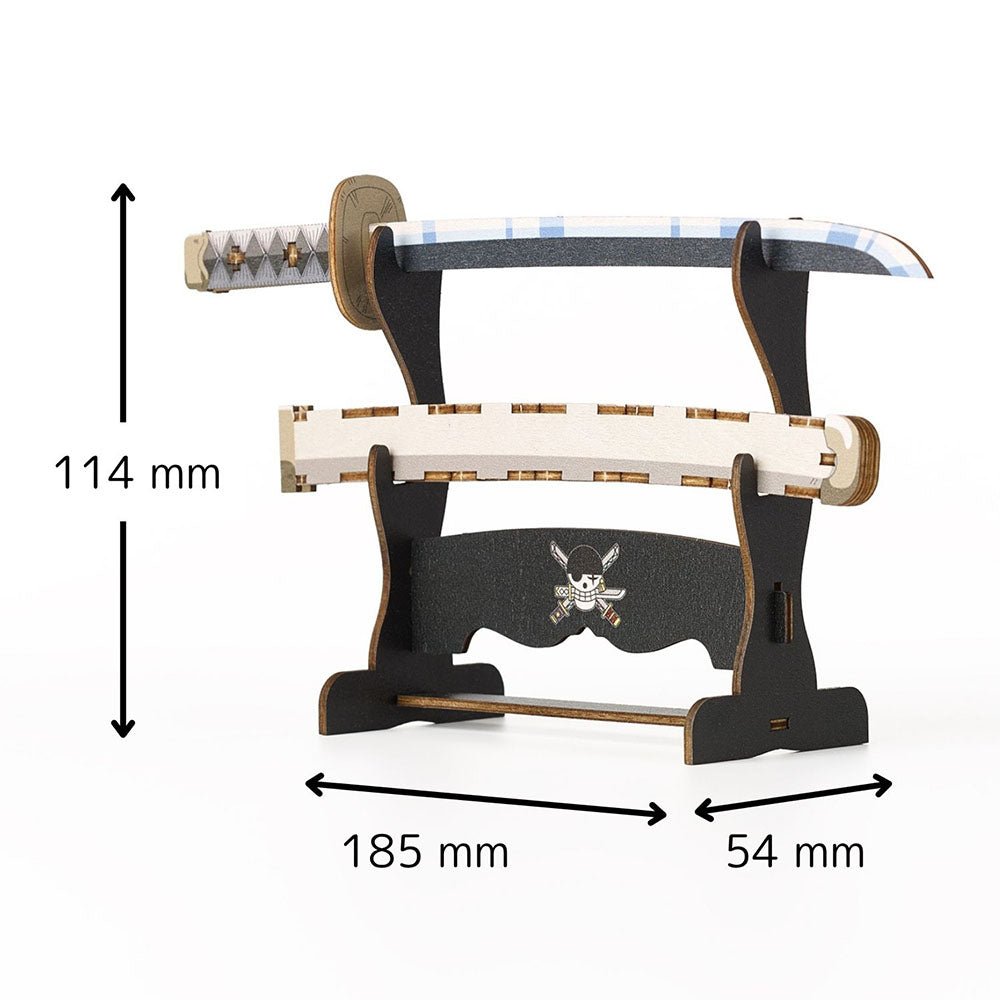 One Piece Wooden Art Ki-Gu-Mi - Roronoa Zoro's Sword Wado Ichimonji [Kit]