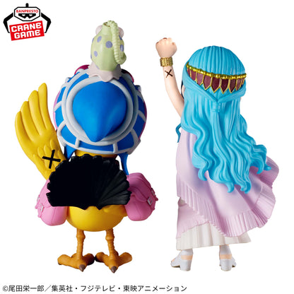 One Piece World Collectible Figure Log Stories - Nefertari Vivi & Karoo - "Will you call me your friend again!!!?"