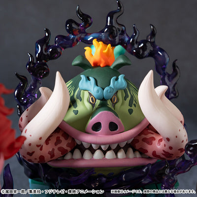 One Piece World Collectible Figure Premium - Monkey D. Luffy vs. the Five Elders
