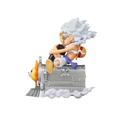 One Piece World Collectible Figure Premium - Mugiwara Store All Aboard! Monkey D. Luffy Gear 5 [Pre-Order Apr 2026]