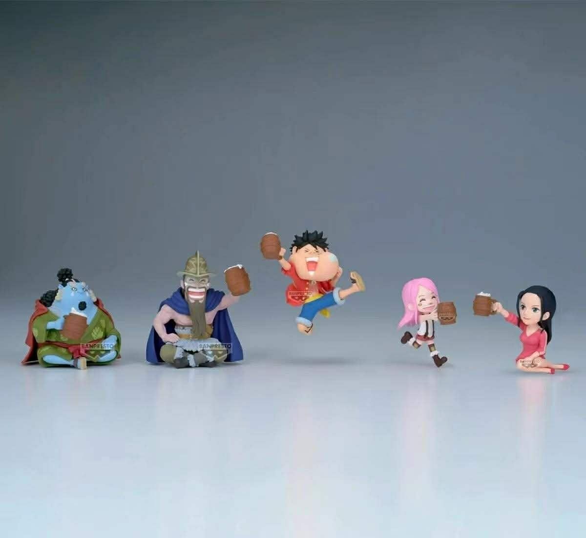 One Piece World Collectible Figures - Banquet Vol. 1 Complete Set of 5 Types [Pre-Order Aug 2026]