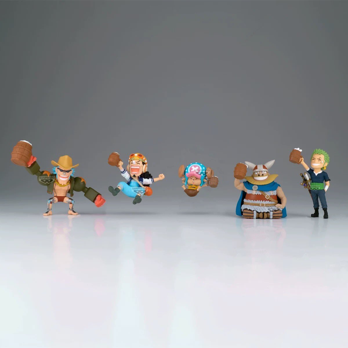 One Piece World Collectible Figures - Banquet Vol. 2 Complete Set of 5 Types [Pre-Order Sep 2026]
