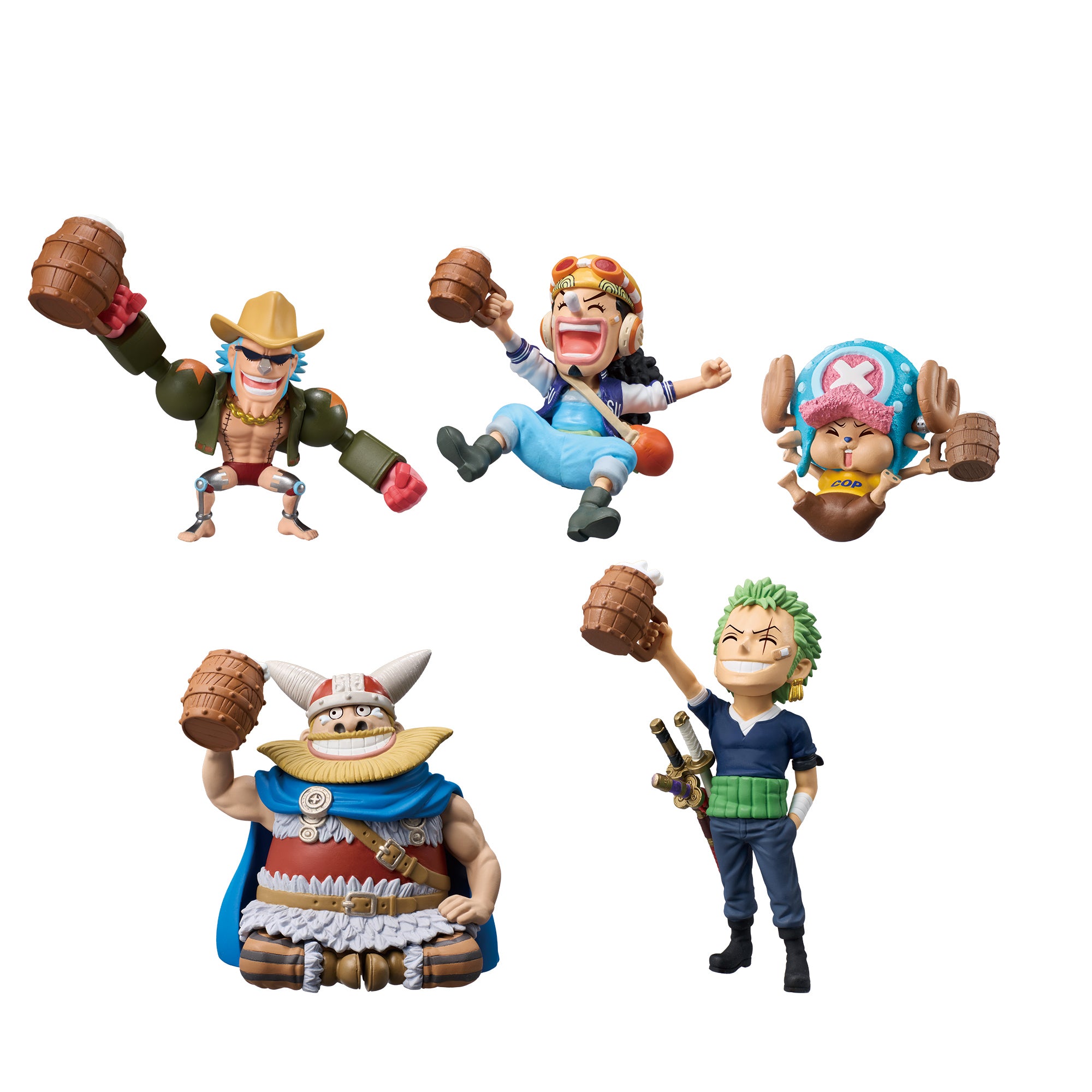 One Piece World Collectible Figures - Banquet Vol. 2 Complete Set of 5 Types [Pre-Order Sep 2026]
