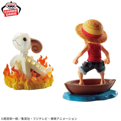 One Piece World Collectible Figures - Log Stories Monkey D. Luffy & Going Merry