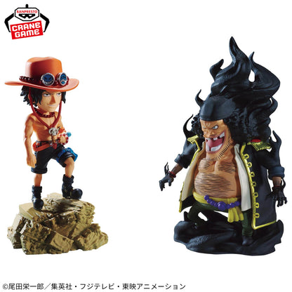One Piece World Collectible Figures - Log Stories Portgas D. Ace VS Marshall D. Teach