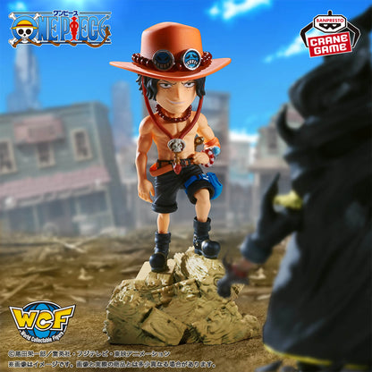 One Piece World Collectible Figures - Log Stories Portgas D. Ace VS Marshall D. Teach