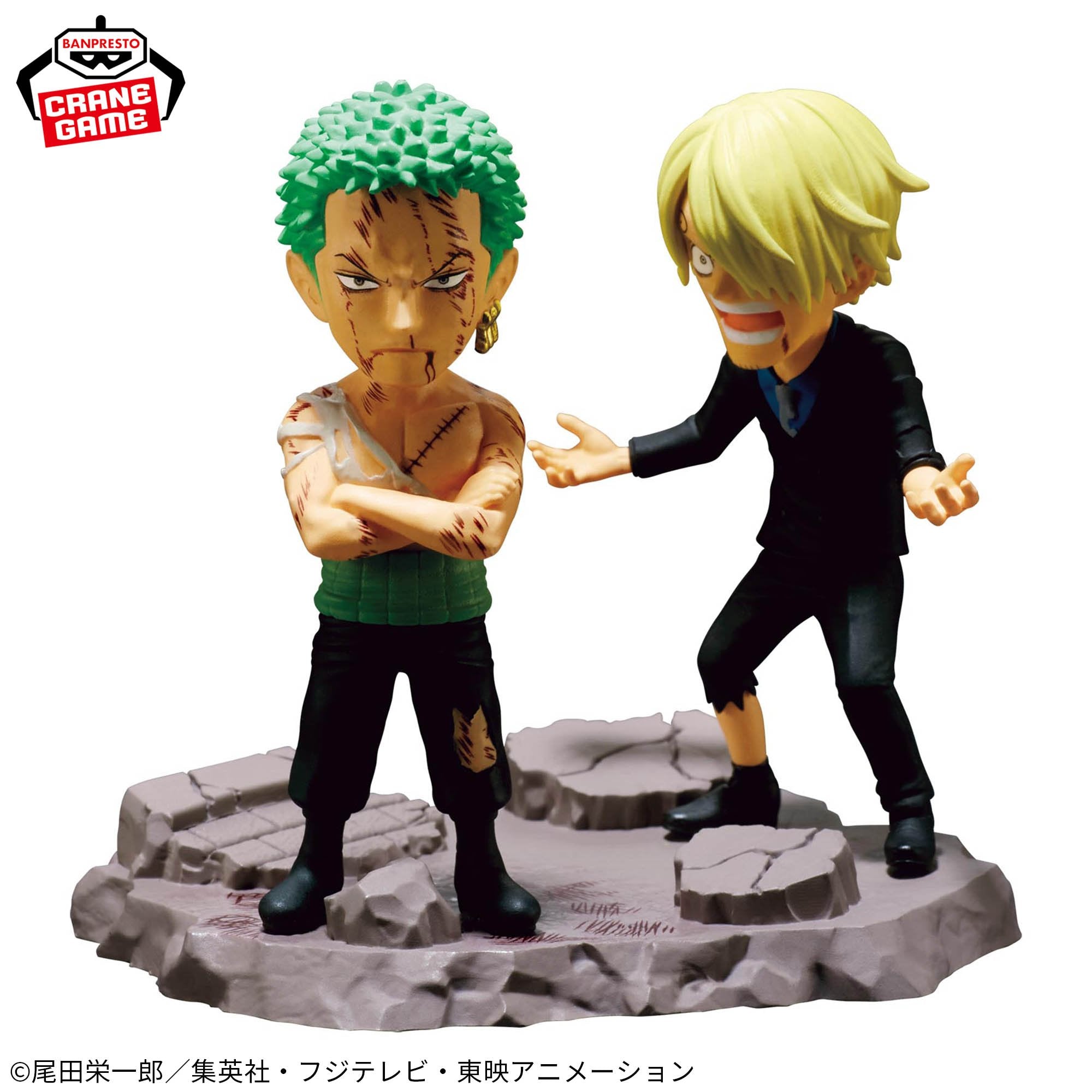 One Piece World Collectible Figures - Log Stories Roronoa Zoro and Sanji