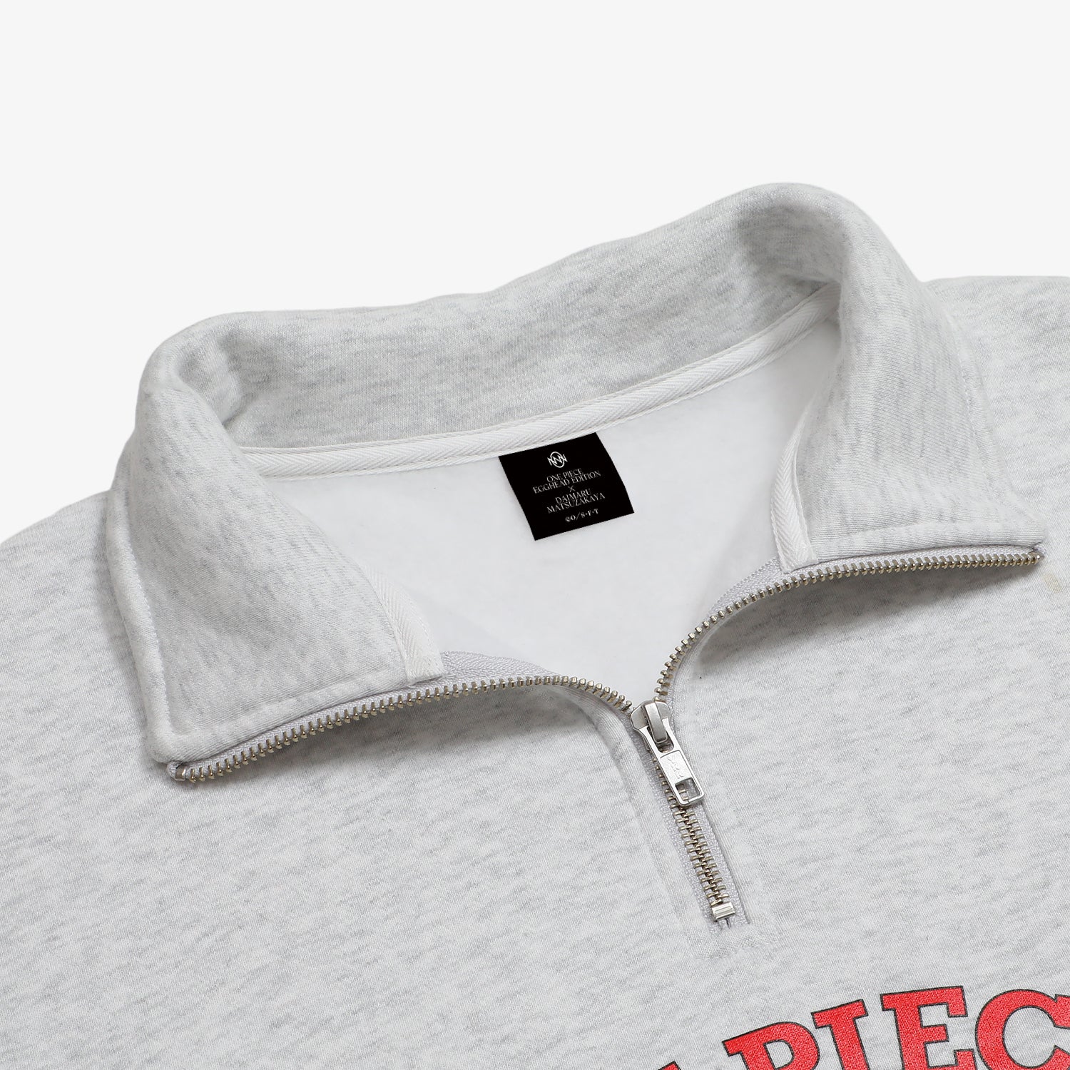 One Piece × Daimaru Matsuzakaya Egghead Edition - Half Zip Sweatshirt Gray
