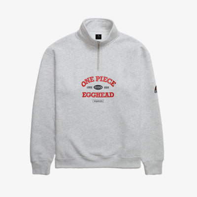 One Piece × Daimaru Matsuzakaya Egghead Edition - Half Zip Sweatshirt Gray