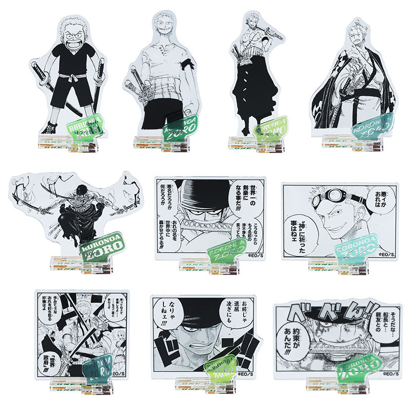 One Piece x Jump Victory Carnival 2026 - Acrylic Figure Collection Roronoa Zoro Vol. 1 Complete Set Of 10 Types