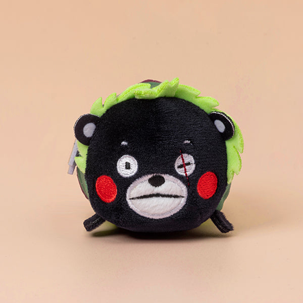 パンくま。エミサリーS×1エミサリーT×2カートリッジ×2 One Piece x Kumamon - Mugimugi Beanbag Toy Zoro & Sanji Complete