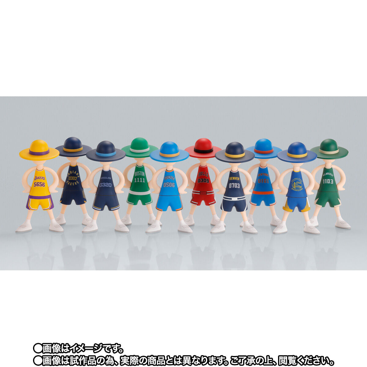 One Piece x NBA - Luffy Uniform Icon Edition Complete Box of 10