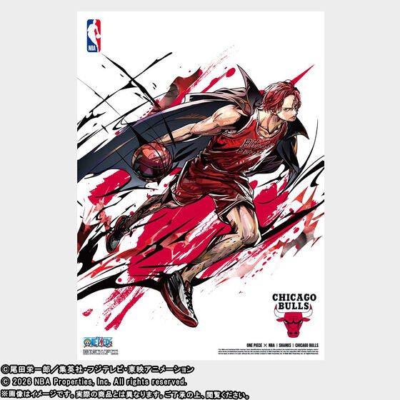 One Piece x NBA - NBA Mini Poster Complete set of 10 Types [Pre
