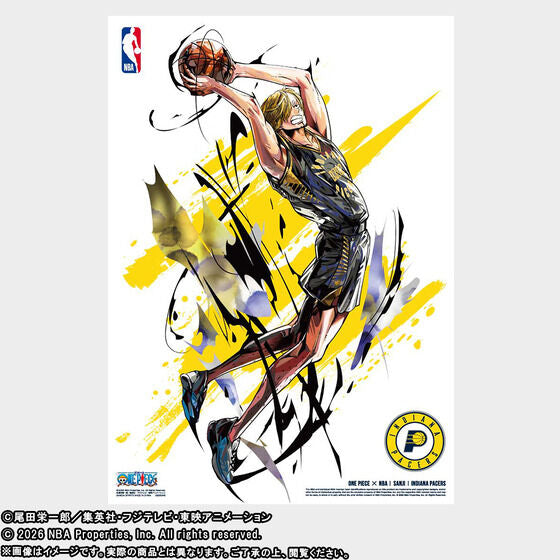 One Piece x NBA - NBA Mini Poster Complete set of 10 Types [Pre
