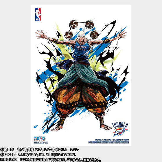 One Piece x NBA - NBA Mini Poster Complete set of 10 Types [Pre