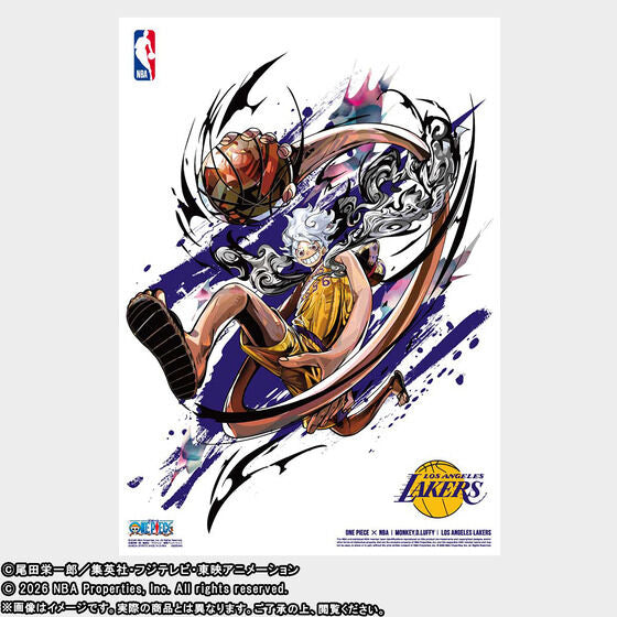 One Piece x NBA - NBA Mini Poster Complete set of 10 Types [Pre