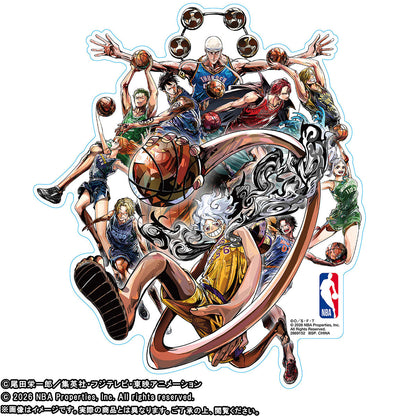 One Piece x NBA - NBA Sticker (11 Types) [Pre-order Jun 2026]