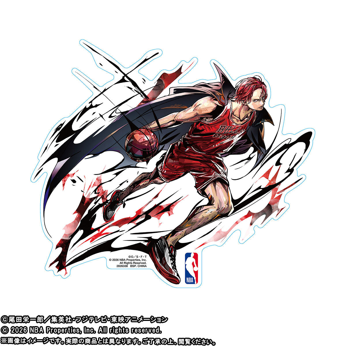 One Piece x NBA - NBA Sticker (11 Types) [Pre-order Jun 2026