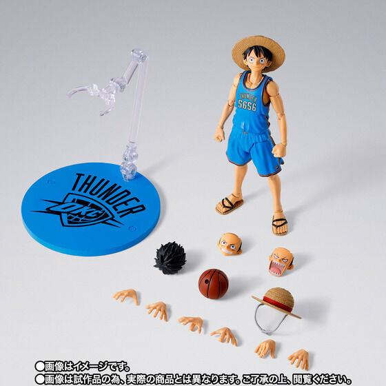 ONE PIECE ×NBA MONKEY.D.LUFFY ルフィ One Piece x NBA S.H.Figuarts - Monkey D. Luffy Oklahoma City